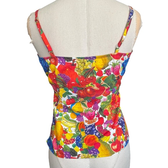 Tyler McGillivary Fruit Sticker Corset in Fruit Stickers Print Medium - Picture 8 of 14